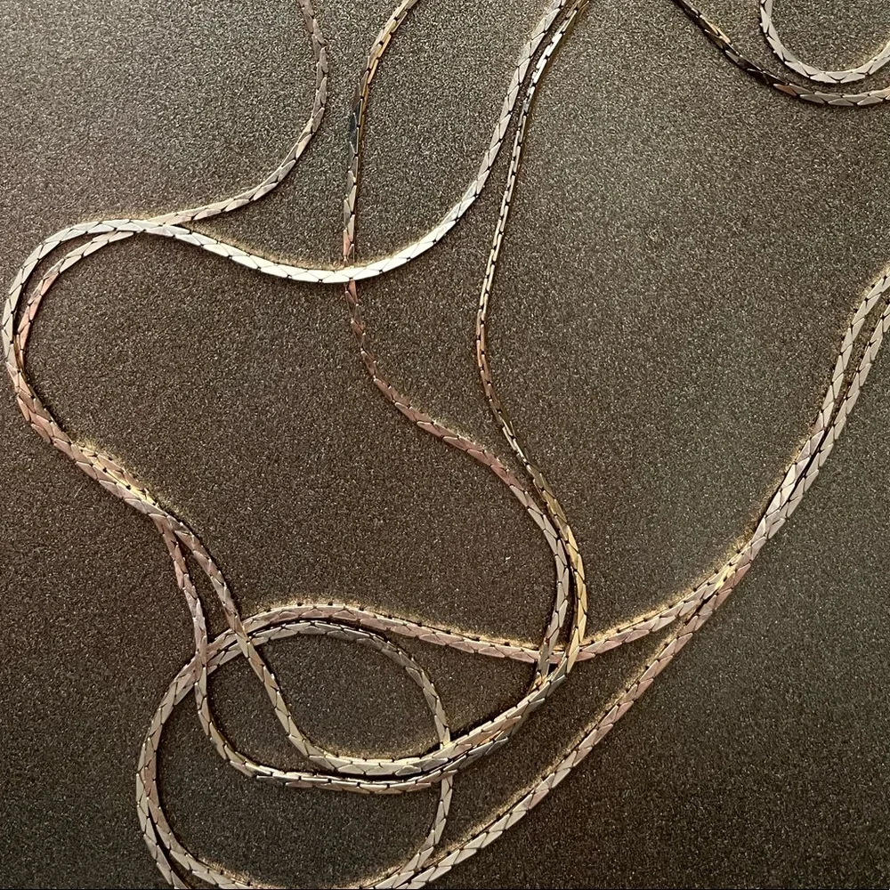 Vintage ACT II Gold Tone Multi-Wear Long Necklace - Picture 9 of 15